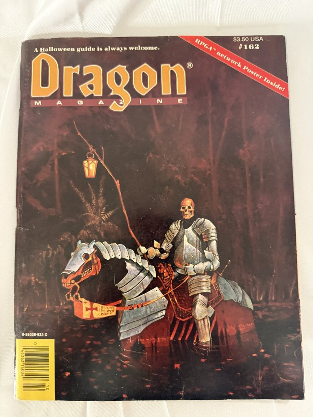 1990 TSR Dragon Magazine #162 - Vintage
